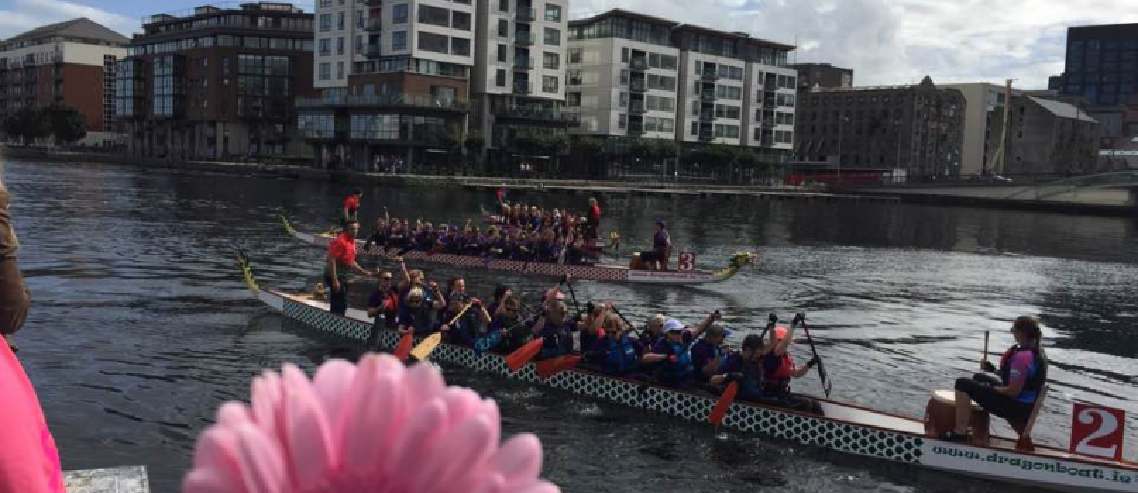 Svenja & Andrea bei der Dublin Dragonboat Regatta am 10.09.2016